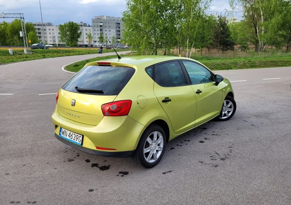 Seat Ibiza cena 15000 przebieg: 131034, rok produkcji 2009 z Warszawa małe 121